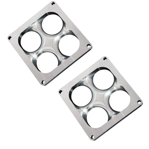 ชิ้นส่วนเสริมคาร์บูเรเตอร์แบบดูดอากาศ CNC อลูมิเนียม 6061-T6 ผลิตตามสั่ง OEM สำหรับเพิ่มปริมาตรและฉนวนกันความร้อน สำหรับรถแข่งดราก์เรซซิ่ง - Product Image 3