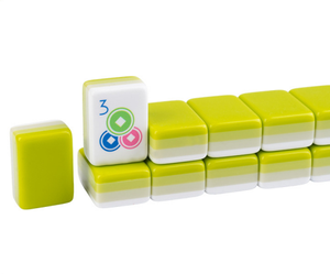 Tuiles <span class=keywords><strong>de</strong></span> <span class=keywords><strong>Mahjong</strong></span> dorées en acrylique, jeu <span class=keywords><strong>de</strong></span> <span class=keywords><strong>Mahjong</strong></span> américain <span class=keywords><strong>de</strong></span> 160 tuiles jaunes, nouvelle tendance, jeu avec des amis - Product Image 3