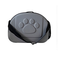 Sac de transport pliable pour animaux de compagnie avec porte en maille respirante et fermeture éclair, sac à bandoulière pour chat et chien