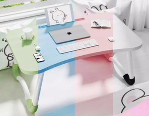 Có thể gập lại nhỏ bảng giường Bàn máy tính xách tay máy tính bảng lười biếng sinh viên ký túc xá trẻ em đa chức năng học tập gấp bảng - Product Image 5