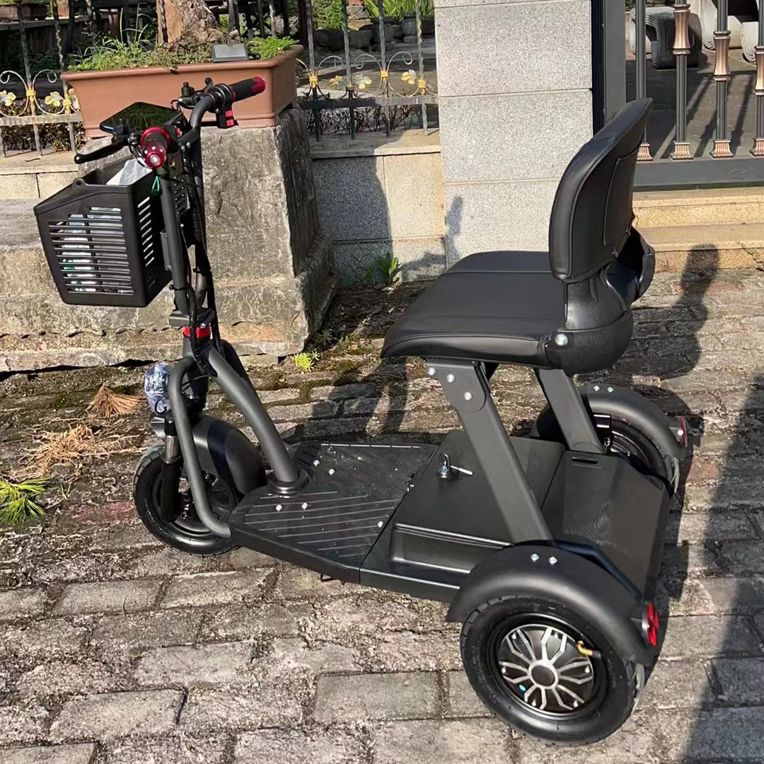 Высококачественный портативный трехколесный электрический скутер E-Trike с 36 В свинцово-кислотным аккумулятором для инвалидов