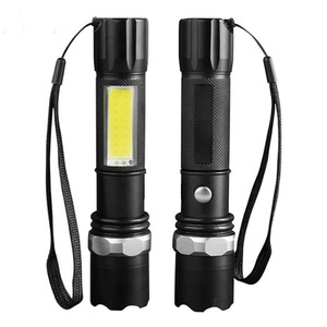 Usb <b>Rechargeable</b> Flashlight <b>Led</b> Aluminum Zoomable 200-300M Industrial <b>Work</b> <b>Light</b> High Brightness Long Lifespan - Product Image 5