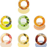 Bouteille créative et écologique au design innovant, parfumée aux fruits, sans sucre, sans calories, avec paille intégrée pour l'extérieur