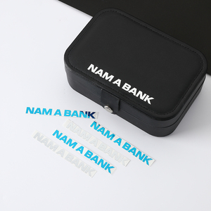 Custom Luxury Metal Nickel Label <b>Sticker</b> with 3D Embossed <b>Transfer</b> Water Resistant for Packaging Decoration - Product Image 3