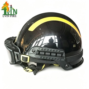 Casque de pompier noir GALLET F2 X-TREM MSA Type China Lvin pour la lutte contre les incendies - Product Image 4