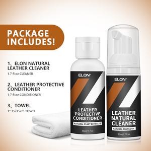 Lot de 50 ml de nettoyant et revitalisant pour <span class=keywords><strong>cuir</strong></span> haut de gamme en gros, spray moussant pour chaussures avec serviette pour l'<span class=keywords><strong>entretien</strong></span> du <span class=keywords><strong>cuir</strong></span> - Product Image 3