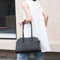 Sac à main en cuir véritable de première qualité à compartiment unique pour femme, style décontracté, avec fermeture éclair, deux poignées et doublure en polyester