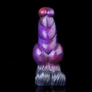 Consolador de perro con nudo grande NNSX, funda de silicona para pene, funda extensora de pene de fantasía, Juguetes sexuales para hombres, retraso de tiempo de ampliación - Product Image 4