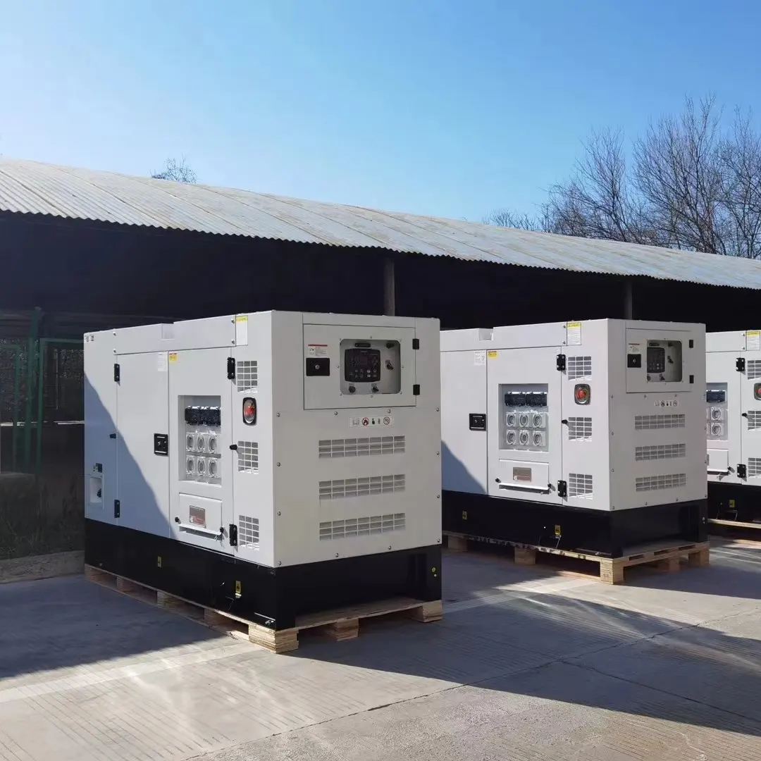 Mở 10KVA 25kva 30kVA 40kva 50kva 60kva 70kva im lặng Máy phát điện diesel 100kva 150kva 200kva 250 KVA 300kva với Cummins động cơ