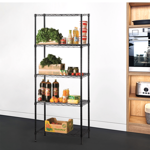 Hight Quietly Height Adjustable Metal <strong>Shelving</strong> 3/4/5 Tier Wire <strong>Shelving</strong> Unit for <strong>Kitchen</strong> - Product Image 1
