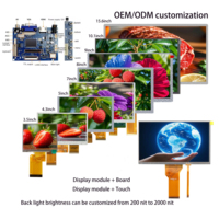 Personalizado 10,1 pulgadas TFT LCD 1920x1080 panel de pantalla IPS 3,5 4,3 5 5,0 7,0 8,0 10,1 pulgadas pequeño táctil TFT pantalla LCD módulo