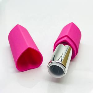 Custom Heart Shape Lipstick and Lip Balm Tube Containers <b>Metal</b> Tube <b>Packaging</b> Design - Product Image 3