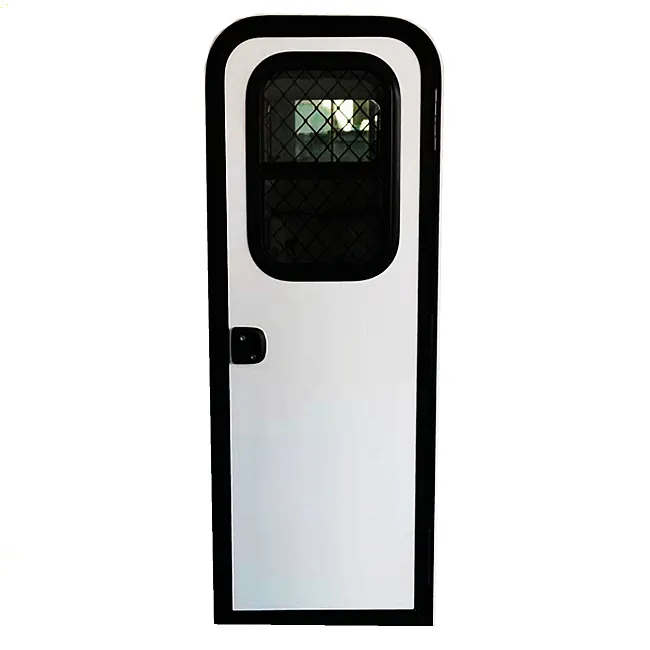 Neues Design RV-Tür mit Teardrop-Hebe fenstern Wohnmobil-Wohnmobil-Eingangstüren