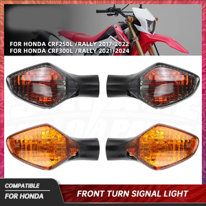 Luces Intermitentes Delanteras y Traseras para Motocicleta CRF300L 2024, Piezas para <span class=keywords><strong>HONDA</strong></span> <span class=keywords><strong>CRF</strong></span> 300L <span class=keywords><strong>RALLY</strong></span> 2021, Lámparas Indicadoras Intermitentes para Motocross - Product Image 1