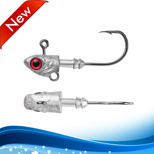 Señuelo <span class=keywords><strong>de</strong></span> arrastre <span class=keywords><strong>de</strong></span> agua dulce <span class=keywords><strong>de</strong></span> plomo Cross-border Blood Trough Bottom Fishing Far-Cast Simulation Fish-shaped Sea Bass - Product Image 2