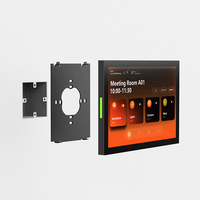 Tablet Android Dinding dengan Ethernet Poe RJ45 RS485 RJ12 4G BT Wifi, Panel Kustom untuk Pemasangan di Dinding, UK US EU, Kotak Belakang, Ruang Rapat, Hotel