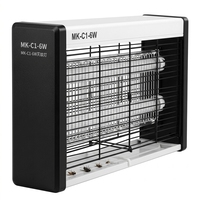 Tueur de mouches électrique professionnel 10W, grille haute tension 1200V, anti-insectes pour cuisine commerciale, hôpital, HACCP