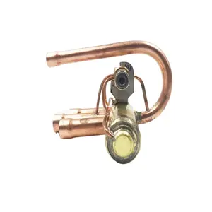 Refrigeration and air conditioner parts hydraulic brass 4 way reversing valve