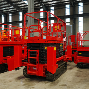 Plateforme élévatrice à ciseaux hydraulique électrique mobile autopropulsée de petite taille, directement de l'usine chinoise, de haute qualité, <span class=keywords><strong>prix</strong></span> de la plateforme élévatrice à ciseaux - Product Image 1