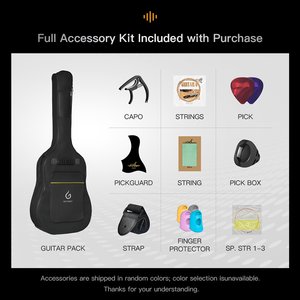 Guitarra Acústica de 38 Pulgadas con Acabado Mate y Paquete de Regalo de Accesorios, Directo de Fábrica, para Principiantes y Práctica Musical - Product Image 4