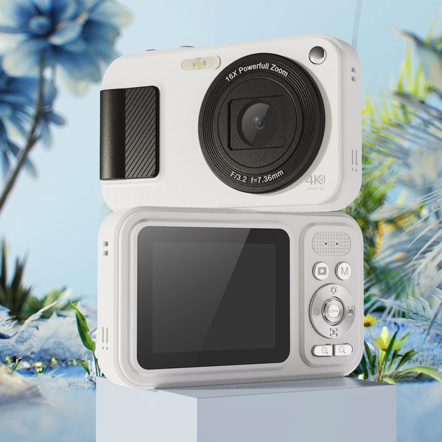 Beginner-Friendly Digital Camera with Autofocus IPS Screen & 16x Zoom for Kids