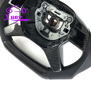 Volant de voiture personnalisé en fibre de carbone véritable pour <span class=keywords><strong>Mercedes</strong></span>-Benz AMG G63 W204 W212 G500 G350 E200 E260 E280 E300 <span class=keywords><strong>E350</strong></span> C180 GLK A45 - Product Image 3