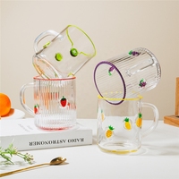 Verres à cocktail créatifs peints à la main, motifs DIY, verres à jus sans pied pour fêtes et festivals