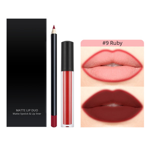 Set de Lápiz Labial Mineral al por Mayor MLM, Logotipo Personalizado, Larga Duración, Vegano, Marca Privada, Lápiz Labial Líquido Mate con Delineador de Labios - Product Image 5
