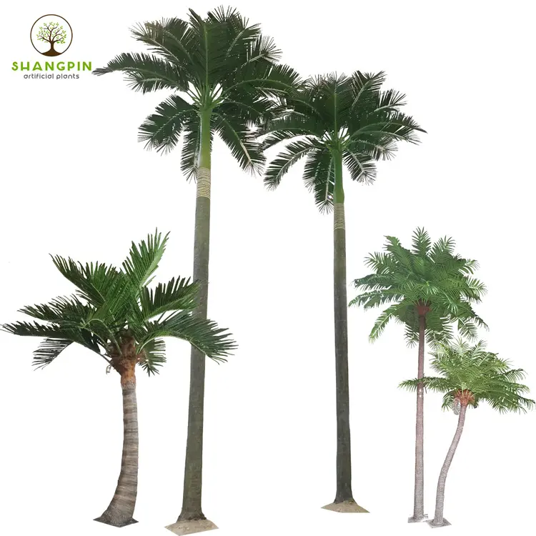新しいスタイルの高シミュレーションと工場手作りの紫外線耐性アンチエイジング人工ハワイココナッツヤシの木