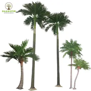 New Style High Simulationand Factory Handmade Uv-Resistant Anti-Aging Artificial Hawaii Coconut Palm Trees