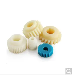 Hochwertige China Custom ized Nylon Klein modul Zahnräder nach Spezifikationen Landwirtschaft Kunststoff komponenten
