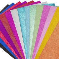 Papier cartonné pailleté A4 250 g/m² pour projets créatifs, emballage cadeau, scrapbooking