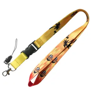 Benutzer definierte personal isierte beidseitige Sublimation Logo gedruckt billige Polyester Lanyard