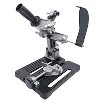 HERZO support de meuleuse d'angle de haute qualité support de chanfrein perceuse en métal réglable support de meuleuse d'angle 125mm