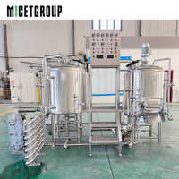 Machine de fabrication de bière 200L 2BBL Machine de fabrication de bière artisanale à domicile Bouilloire de brassage de bière