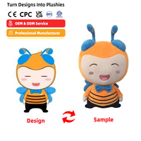 Jouets en peluche personnalisés pas chers pour enfants, animaux en peluche sur mesure, jouets en peluche personnalisés