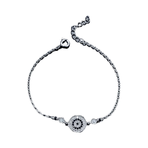 925 Sterling Silver Brilliant Cut Zircon Claw Setting <b>Adjustable</b> Charm <b>Bracelets</b> 0.1kg Trendy Women's Anniversary Factory - Product Image 1