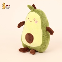 Oreiller en forme d'avocat unisexe de grande taille, jouet en peluche personnalisé créatif en coton PP, doublure en maille super douce, anti-stress, cadeau d'anniversaire pour enfants