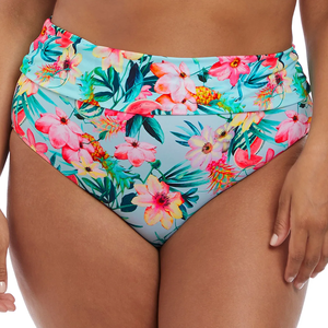 Conjuntos de baño con estampado floral de talla grande para niñas, Bralette con correas extraíbles para mujer, bragas de cintura alta, ropa de playa para exteriores de verano - Product Image 5