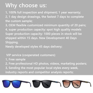 <span class=keywords><strong>Lunettes</strong></span> de soleil de marque pour femmes, LOGO personnalisé de haute qualité, verres TAC originaux, monture carrée, <span class=keywords><strong>lunettes</strong></span> de soleil en acétate tendance - Product Image 5