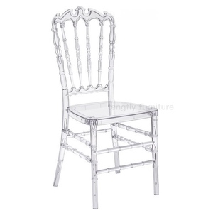 2025 venta al por mayor de fábrica de lujo clásico apilable Hotel resina Napoleón mesa y sillas para eventos de boda - Product Image 1