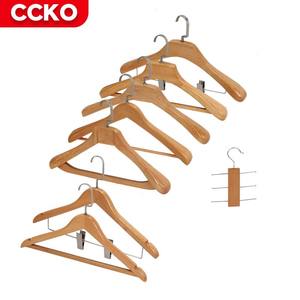 <span class=keywords><strong>Crochet</strong></span> métallique Anti-vol pour bébé et adultes, cintres en bois pour vêtements, pour magasin de vêtements, pour robes, jupes, pantalons, jeans - Product Image 1