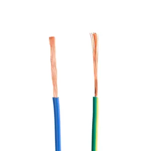 h05v-k 0.5 / h07v-k 300/500v PVC Insulated single 1x16/0.2 1x24/0.2 1x32/0.2 Copper conductor electric cable house building wire