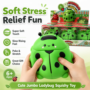 Jouet anti-stress en forme de scarabée simulé de grande taille, rempli de farine - Product Image 1