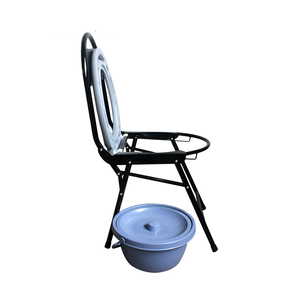 Équipement médical commode chaise d'hôpital chaise de toilette tabouret de toilette patient femme enceinte âgée chaise de toilette mobile Floding - Product Image 6