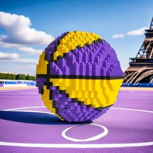 Microdeeltjesvoetbal Bouwsteen Set Sportbal Model Speelgoed Diy Basketbal Verbindingsstenen Gebouw Speelgoed Cadeau - Product Image 3