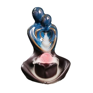 Decoración para el hogar, regalos del Día <span class=keywords><strong>de</strong></span> San Valentín, soporte para <span class=keywords><strong>quemador</strong></span> <span class=keywords><strong>de</strong></span> <span class=keywords><strong>incienso</strong></span> <span class=keywords><strong>de</strong></span> cerámica, <span class=keywords><strong>quemador</strong></span> <span class=keywords><strong>de</strong></span> <span class=keywords><strong>incienso</strong></span> <span class=keywords><strong>de</strong></span> <span class=keywords><strong>reflujo</strong></span>, cascada con luces LED - Product Image 1