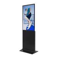 Máquina de Publicidad LCD Vertical Full HD OEM, Pantalla Publicitaria de Pie para Interiores con Gráficos y Texto de Alto Brillo