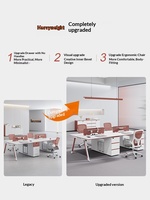 Ensemble de chaise de bureau et bureau informatique en bois BGZ-228X avec fonction de rangement, montage facile