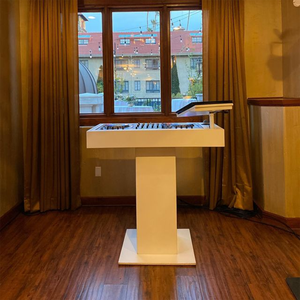 Cabine de DJ de tour de contrôle de finition noire avec bras d'ordinateur portable et étuis de route pour <span class=keywords><strong>Pioneer</strong></span> <span class=keywords><strong>XDJ</strong></span>-XZ DDJ-<span class=keywords><strong>1000</strong></span> SRT RANE ONE avec flight case - Product Image 5